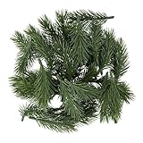 Ideen mit Herz Deko-Tannenzweige | grün | 8 cm lang | 38 Stück | künstliche...