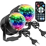 Discokugel, SEBRUANC Disco Lights LED Party Lichter Musikgesteuert Disco DJ...