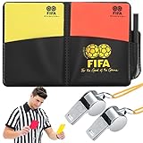 Schiedsrichter Karten Set, Sport Fußball Schiedsrichter rote und gelbe Karten...