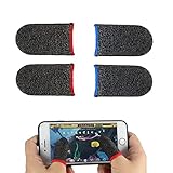 Jaimela 4 Pack Handy-Gaming Finger Sleeve, Phone Games Schweißfeste...