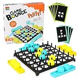 DERAYEE Bounce Off Game（21.7x21x4.5cm） Jumping Ball Tischspiel mit 16...