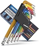 Innensechskantschlüssel Set 13tlg. [inkl. Kugelkopf] - 1,27-10mm Sechskant...