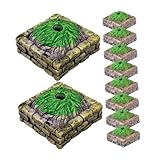 Gadpiparty 10 Stück Simulierter Baumaltarsockel Minibäume Mit Sockel...