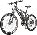 ANCHEER 26' E-Bike/Elektrofahrrad/E-Mountainbike mit Abnehmbarer 36V-10.4Ah Akku...
