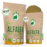 NanaNatura's Bio Alfalfa Sprossen Samen 180g | Keimfähige Alfalfasamen zur...