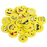Emoji Kinder Radiergummi 144 Stücke Smiley Radierer Gastgeschenk Geschenke für...