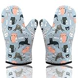 AYADA Ofenhandschuh Topfhandschuhe, Topflappen Handschuh Backhandschuhe Backofen...
