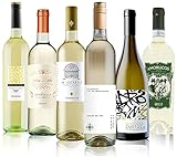 The Wine Guys Probierpaket Weißweinreise durch Italien Wein Tasting-Set, 6 x...