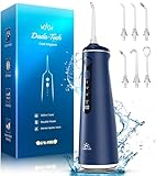 Munddusche Kabellos, Water Flosser for Teeth Mit 4 Modi & 8 Stufen 7 Düsen...