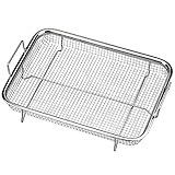 BBQ Grillkorb,Edelstahl Grillkorb Mit Griff,Backform Set Korb,Crisper Korb,Mesh...