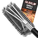 QLSXLB Grillbürste, Edelstahl Bürste Grill, Grillrost Bürste, Grill...