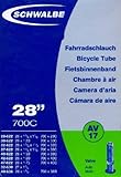 SCHWALBE Fahrradschlauch AV17 mit Autoventil ~ 28' ~ 37-622 mm (28 x 1 3/8 x 1...