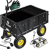 KESSER® Gartenwagen Bollerwagen Transportwagen 700kg belastbar Gartenkarre,...