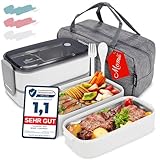 Premium Lunchbox Erwachsene und Kinder inkl. Tragetasche und Besteck Bento box...