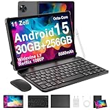 DOOGEE U11 Pro Android 15 Tablet mit Tastatur und Stift, Maus, Hülle,...