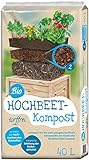 Floragard Universal Bio Hochbeet-Kompost 40 Liter, Erdfarben
