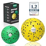 2 Stück Faszienball, Faszienball klein Set,8cm & 6cm Massageball für gezielte...