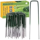 BLOSTM Grüne Kunstrasen Befestigungsanker 40PCS - Erdanker zur Verwendung mit...
