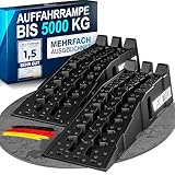 WERKTHOR Auffahrrampe PKW - [2er Set] Auffahrrampen für maximalen Halt [