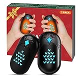 KENNEAS Handwärmer Elektrisch 2 Set Taschenwärmer Powerbank USB...