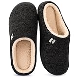 RockDove Herren Hausschuhe mit Sherpa-Futter und Memory-Schaum, 42/43 EU,...