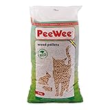 PeeWee 14 L / 9 KG Holzstreu Katzenstreu Einstreu Bio Öko Streu Pellets