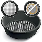 BirnePower Gartensieb Steinsieb Erdsieb Rund Schüttelsieb Schuttsieb aus...