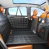 Hundedecke für Auto Rückbank, Hundesitzbezug mit Harter Unterseite hält 182...
