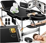 KESSER® Mobile Massageliege klappbar & höhenverstellbar 3 Zonen Massagebett...