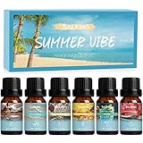 SALKING Sommer Ätherische Öle Set, 6x10mL 100% Aromatherapie Duftöl für...