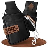 FLEXIBILITE® Kellnertasche Echt Leder | Gastronomie Zubehör | Kellnerholster...