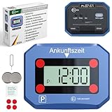 fouraces elektronische Parkscheibe - Zulassung des Kraftfahrtbundesamtes - mit...