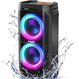 W-KING 220W Peak Bluetooth Lautsprecher Groß, 115dB Lauter Sound,Musikbox...