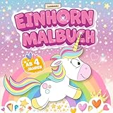 Einhorn-Malbuch - Für Kinder ab 4 Jahren