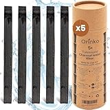 ORINKO Binchotan Bio X5 – Aktivkohlefilter Wasser aus Bambus – 5er Pack...