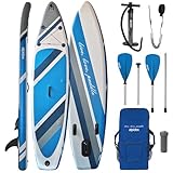 ALPIDEX Stand Up Paddle Set SUP 320 x 76 x 15 cm max. belastbar bis 200 kg...