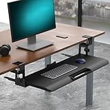 Asukale Tastaturablage, Unter dem Schreibtisch Ausziehbar mit C Klemme Groß...