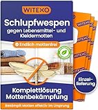 Witexo® Schlupfwespen gegen Lebensmittelmotten und Kleidermotten |...