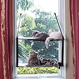 L.S Hängematte für Katzen Fensterplätze Katze Fenster Katzenbett Bis zu 25kg...