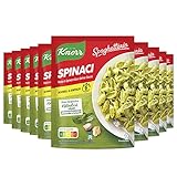 Knorr Spaghetteria Nudel-Fertiggericht Spinaci leckeres Nudelgericht fertig in 6...