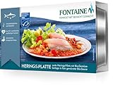 Fontaine - Herings-Platte mit Gemüseeinlage - 200 g - 5er Pack - Zarte...