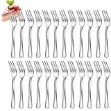 Kuchengabeln 24 Stück, Gifcomda Edelstah Gabeln Set 5.71”(14.5cm), Exquisit...