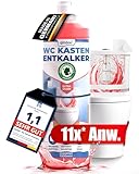 Qindoo Spülkasten WC Entkalker Toilettenspülkasten, Extra starker Kalklöser...