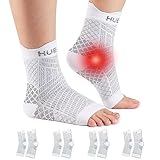 HUEGLO 4Paar Sprunggelenkbandage Orthopädische Kompressionssocken Neuropathie...