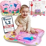 Mallie® Wassermatte Baby 66x50 CM Rosa Pink [100% BPA & Schadstoff-Frei] ab 3,...