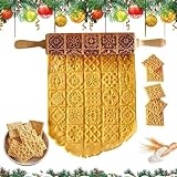 SSyang Teigroller, Nudelholz, Muster Prägerolle Holz Weihnachten Präge, 35 *...