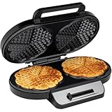 Clatronic® Waffeleisen mit 2 antihaftbeschichteten Backflächen | Waffeleisen...