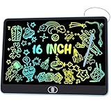 Bunte LCD Schreibtafel, 16 Zoll Große Zeichentafel Elektronischer Drawing Pad...