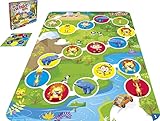 Hasbro Twister Junior Spiel, 2-in-1 Familienspiel mit doppelseitiger Spielmatte,...