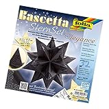 folia 211/1010 - Bastelset Bascetta Stern Elegance, Wildlife schwarz, 32 Blatt,...